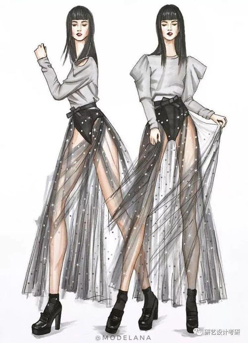 服装设计考研手绘效果图绘制教程